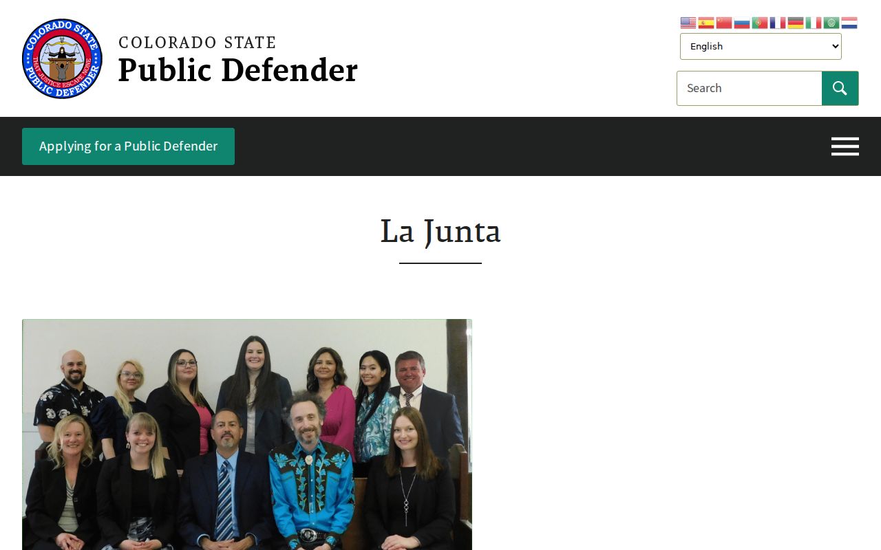 Las Animas criminal case regional public defender contacts